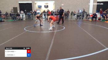 68 kg Consolation - Candice Corralejo, Team Texas vs Jerzie Estrada, Team Colorado