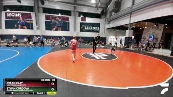 113 lbs 3rd Place Match - Ethan Cordova, Spring Klein Wrestling Club vs Dylan Clay, WAR Training Center