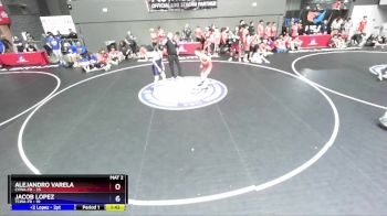 125 lbs Round 2 (10 Team) - Alejandro Varela, CVWA-FR vs Jacob Lopez, TCWA-FR
