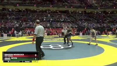 D1-144 lbs Champ. Round 1 - Israel Petite, Nordonia vs Grayson Woodcock, Dub. Coffman