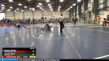 160 lbs Round 3 (6 Team) - Elijah Hawes, Sanderson W.A. vs Shane Saito, Team Ohio
