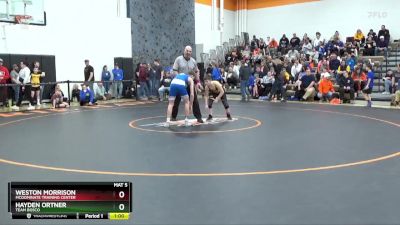 120 lbs Round 3 - Hayden Ortner, Team Bosco vs Weston Morrison, McDominate Training Center