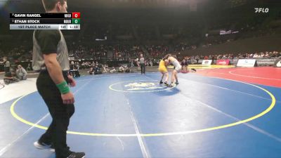6A Boys 144 lbs 1st Place Match - Ethan Stock, Mountainside Boys vs Gavin Rangel, Newberg Boys