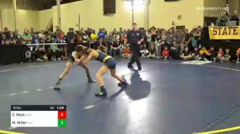 87 lbs Final - Carter Beck, Saegertown vs Melvin Miller, Bishop McCort