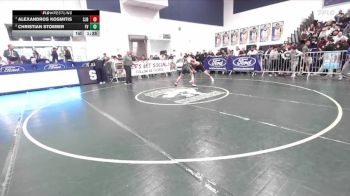 165 lbs Quarterfinal - Alexandros Kosmitis, St. John Bosco vs Christian Stoeber, Fountain Valley