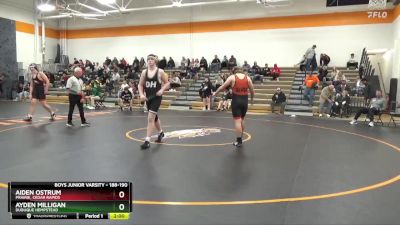 188-190 lbs Round 5 - Aiden Ostrum, Prairie, Cedar Rapids vs Ayden Milligan, Dubuque Hempstead