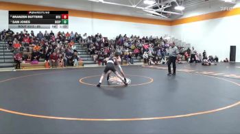 85 lbs Quarterfinal - Sam Jones, Benton Community Cat Pac vs Branzen Butteris, McDominate Training Center