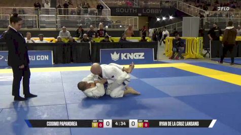 Ryan De La Cruz Lansang vs Cosimo Papandrea 2025 Pan Jiu Jitsu IBJJF Championship