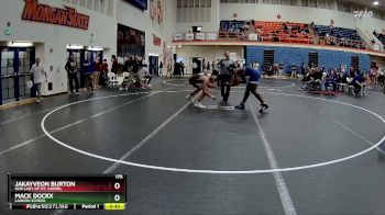 175 lbs Cons. Round 3 - Mack Dockx, Landon School vs Jakayveon Burton, Our Lady Of Mt. Carmel