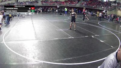 95 lbs Cons. Round 4 - Jacob Pribyl, Lincoln Squires Wrestling Club vs Jackson Rios, Norfolk Catholic