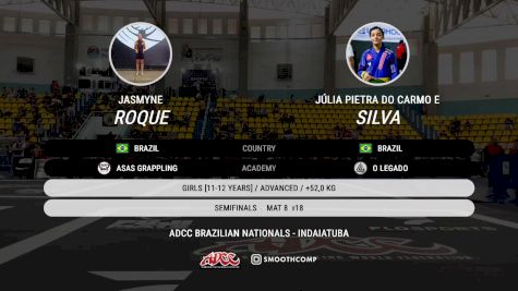 Jasmyne Roque vs Júlia Pietra Do Carmo E Silva 2025 ADCC Brazilian Nationals