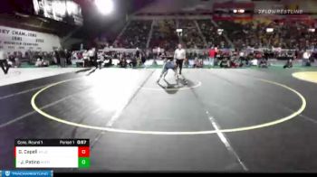 2A 98 lbs Cons. Round 1 - Justin Patino, North Fremont vs Gunner Capell, West Jefferson