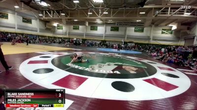 75 lbs Champ. Round 2 - Blake Sandness, MATPAC Wrestling - ND vs Miles Jackson, Eastside United