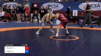57 kg Consolation - Sean Russell, Gopher Wrestling Club - RTC vs Austin Miller, New England Regional Training Center/ Bears WC