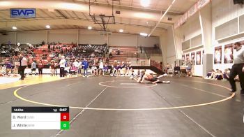 144 lbs Consolation - Bryce Ward, Cushing High School vs Jack White, Berryhill High School