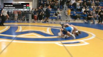 145 lbs Quarterfinal - Kai Vielma, Connellsville vs Aidan Finnigan, Canon-McMillan