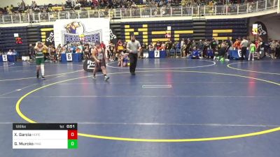 120 lbs Round Of 16 - Xander Garcia, Hopewell vs Griffin Murcko, Pine Richland