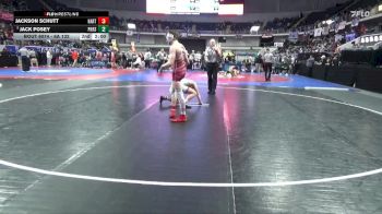 6A 132 lbs Quarterfinal - Jack Posey, Pike Road School vs Jackson Schutt, Hartselle