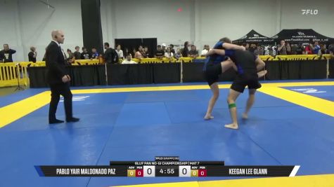 Keegan Lee Glann vs Pablo Yair Maldonado Paz 2026 Pan IBJJF Jiu-Jitsu No-Gi Championship