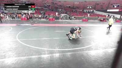 140 lbs 3rd Place Match - Josiah Bastien, Askren Wrestling Acadamy vs Austin Wendt, Wisconsin