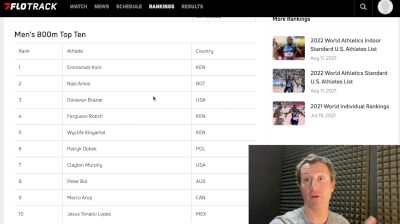 Sorting Out The 800m Top 10 | The FloTrack Rankings Show (Ep. 2)