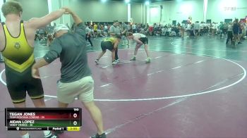 190 lbs Round 2 (10 Team) - Aidan Lopez, Verot Vikings vs Tegan Jones, Team Montana Conrad