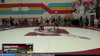 100 lbs Cons. Round 3 - Gianna Gonzales, Scottsbluff vs Trinity Warner, South