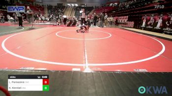 45 lbs Final - Lane Pankaskie, Claremore Wrestling Club vs Kross Kembel, Unattached