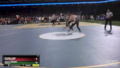 D4-175 lbs Quarterfinal - Caleb Lane, White Pigeon HS vs Noah Risner, Ithaca HS