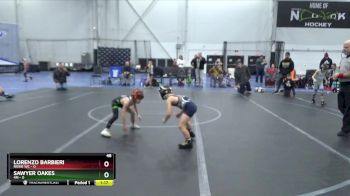 48 lbs Round 3 (4 Team) - Sawyer Oakes, 4M vs Lorenzo Barbieri, River WC