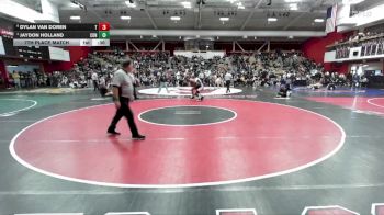 150 lbs 7th Place Match - Dylan Van Doren, Tamalpais vs Jaydon Holland, Concord