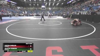 5A-150 lbs Champ. Round 1 - Dustin Dobson, Emporia vs Justin Shields, Lansing