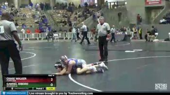 AA 106 lbs Quarterfinal - Chase Walker, Cleveland vs Gabriel Ribeiro, Nolensville