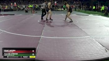 D4-165 lbs Quarterfinal - Fulton Stroud, Iron Mountain HS vs Isaac Noora, Schoolcraft HS