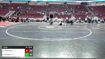 172 lbs Consy Rd I - Owen Kleinman, Montoursville vs Eric Kovach, Burgettstown