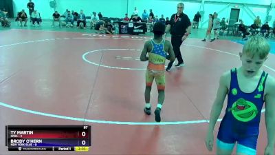 87 lbs Round 2 (8 Team) - Amir Newman-Winfrey, Iowa vs Jaxson Tocco, New York Blue