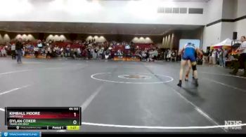 4A 132 lbs Quarterfinal - Dylan Coker, Travelers Rest vs Kimball Moore, Hartsville