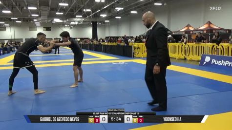 Yoonseo Ha vs Gabriel De Azevedo Neves 2026 Pan IBJJF Jiu-Jitsu No-Gi Championship