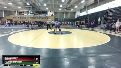 285 lbs Quarterfinal - Dylan Hardt, Puyallup vs Maryon Stewart, Klahowya