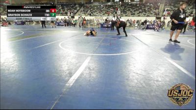70 lbs Semifinal - Noah Noteboom, Shelton Wrestling Academy vs Grayson Schultz, Team Tulsa Wrestling Club