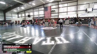 125 lbs Quarterfinal - Kaelyn Alleman, Sanderson Wrestling Academy vs Mercedez Blackham, Sanpete Girls Wrestling Club