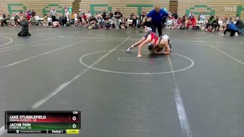 130 lbs Round 3 (6 Team) - Jake Stubblefield, Virginia Patriots vs Jacob Fain, Xtreme Team