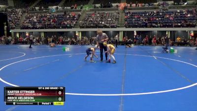 75 lbs Round 2 - Reece Helgeson, Lake Mills Wrestling Club vs Karter Ettinger, Mount Pleasant Wrestling Club