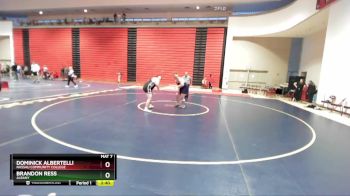 285 lbs 5th Place Match - Brandon Ress, Albany vs Dominick Albertelli, Nassau Community College