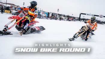 Highlights: Pirtek Snocross National Round 1 Snow Bike (Moto 2)