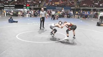 D 1 106 lbs Cons. Round 3 - Owen Fonseca, Fontainebleau vs Colton Lanier, Walker