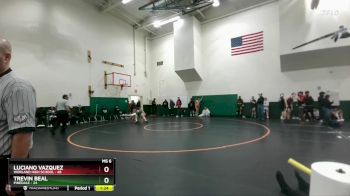 190 lbs Round 4 - Luciano Vazquez, Worland High School vs Trevin Beal, Pinedale