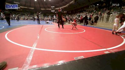 43 lbs Quarterfinal - Rhett Pitts, Cowboy Wrestling Club vs Cutter Carson, Salina Wrestling Club