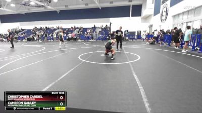 87 lbs Round 5 - Christopher Cardiel, RBWC (Rancho Bernardo) vs Cameron Ganley, Moorpark Wrestling Club