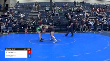 143 lbs Consolation - REmy Vargas, Jamestown (W) vs Seattle Bowen, Central Methodist (W)